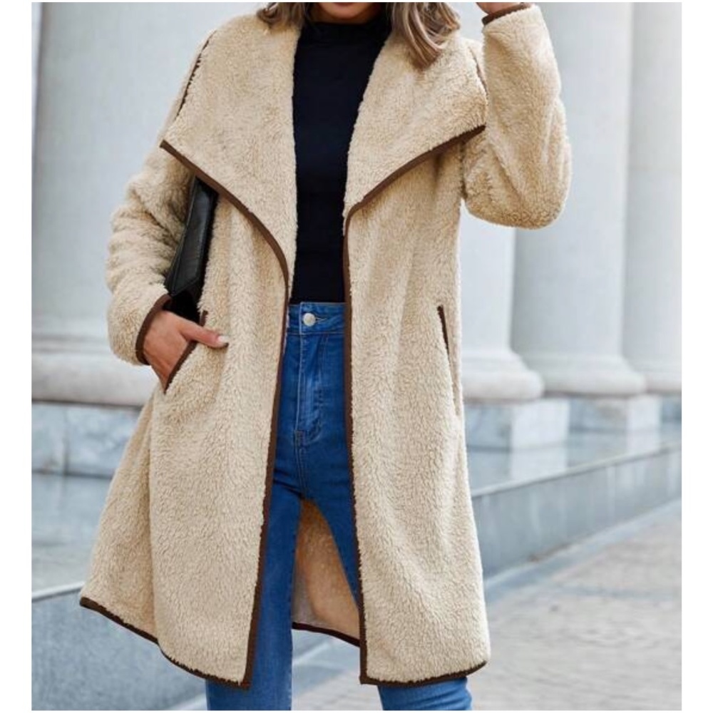BellanBlue Tan Teddy Jacket - Picture 3 of 4